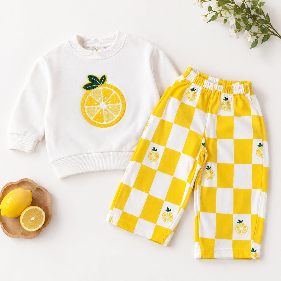 PUNCH İŞLEMELİ LİMON - Lilou's Kids Fashion