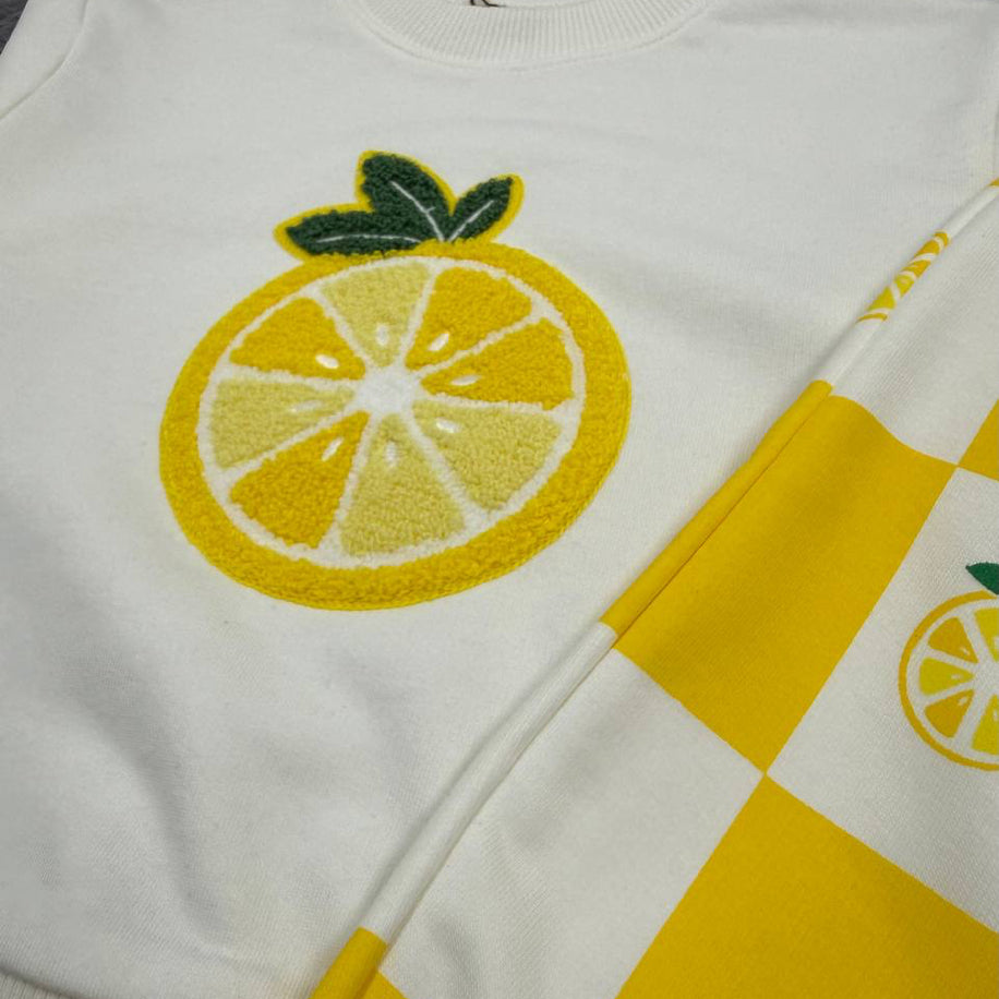 PUNCH İŞLEMELİ LİMON - Lilou's Kids Fashion