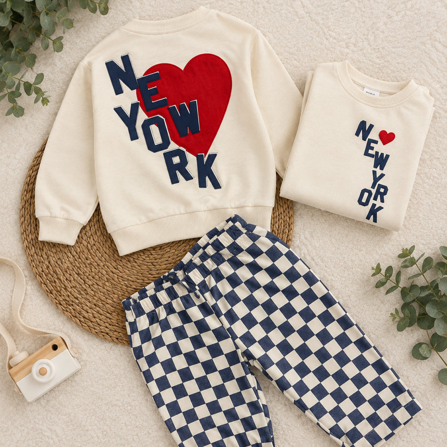 NEWYORK UNİSEX TAKIM - Lilou's Kids Fashion