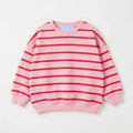 LA'CİEL PEMBE ÇİZGİLİ SWEATSHİRT - Lilou's Kids Fashion