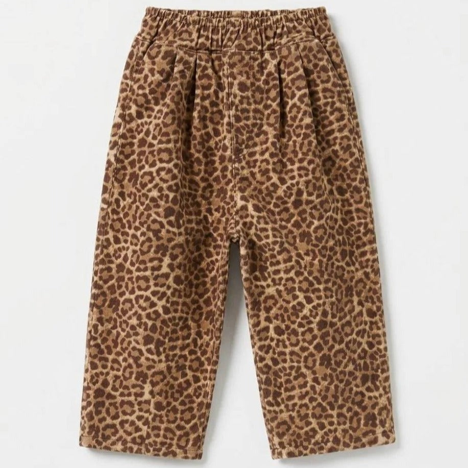 LA'CİEL PARİS LEOPAR BALLOON JEANS - Lilou's Kids Fashion